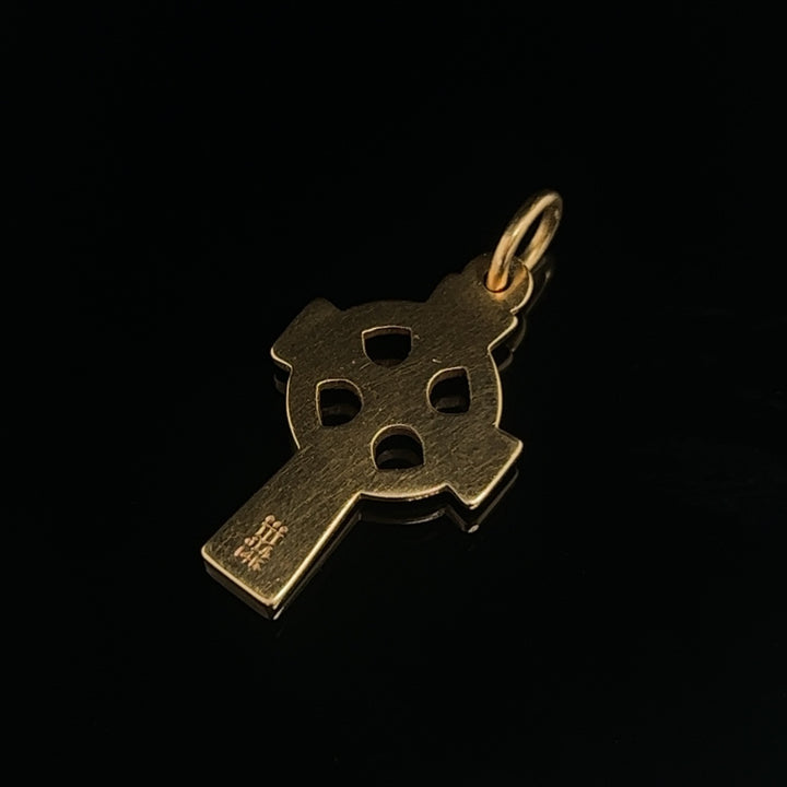 Retaired 14k James Avery Celitc Cross