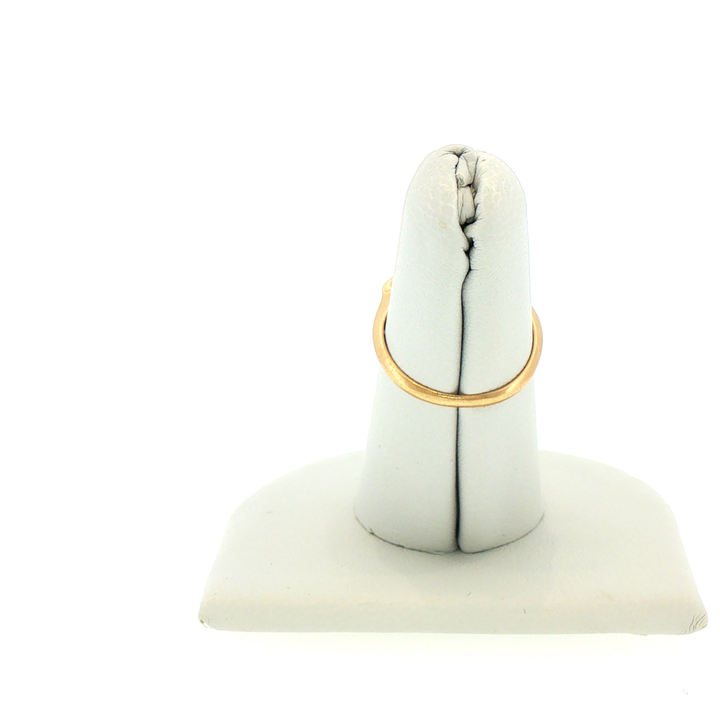Yellow Gold Oval Opal Multistone Ring