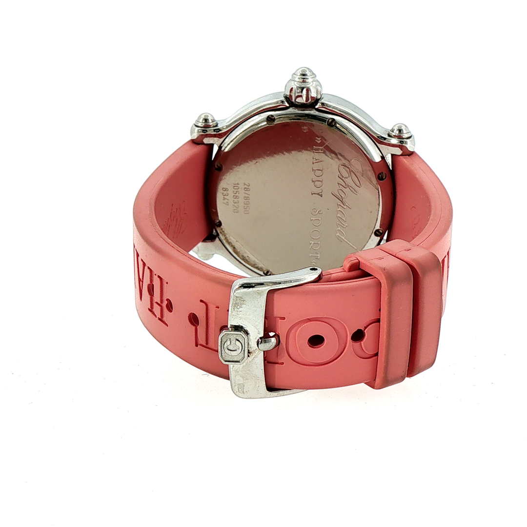 Chopard "Happy Sport" Watch Ltd. Edition With Floating Hearts
