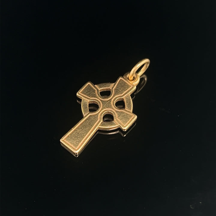 Retaired 14k James Avery Celitc Cross