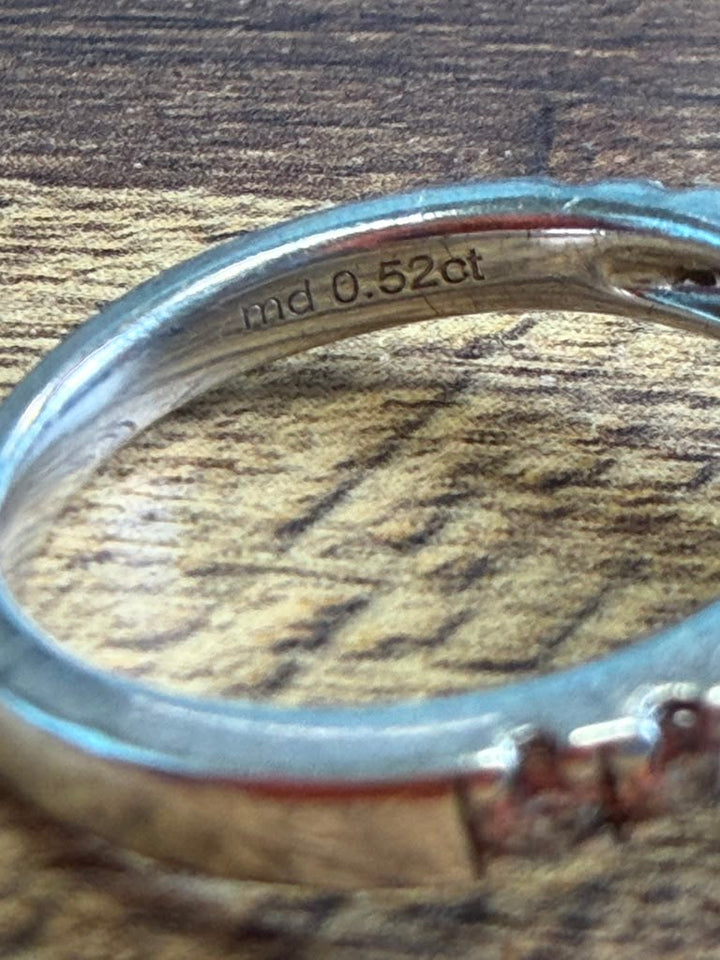 925 Sterling Silver Moissanite Ring
