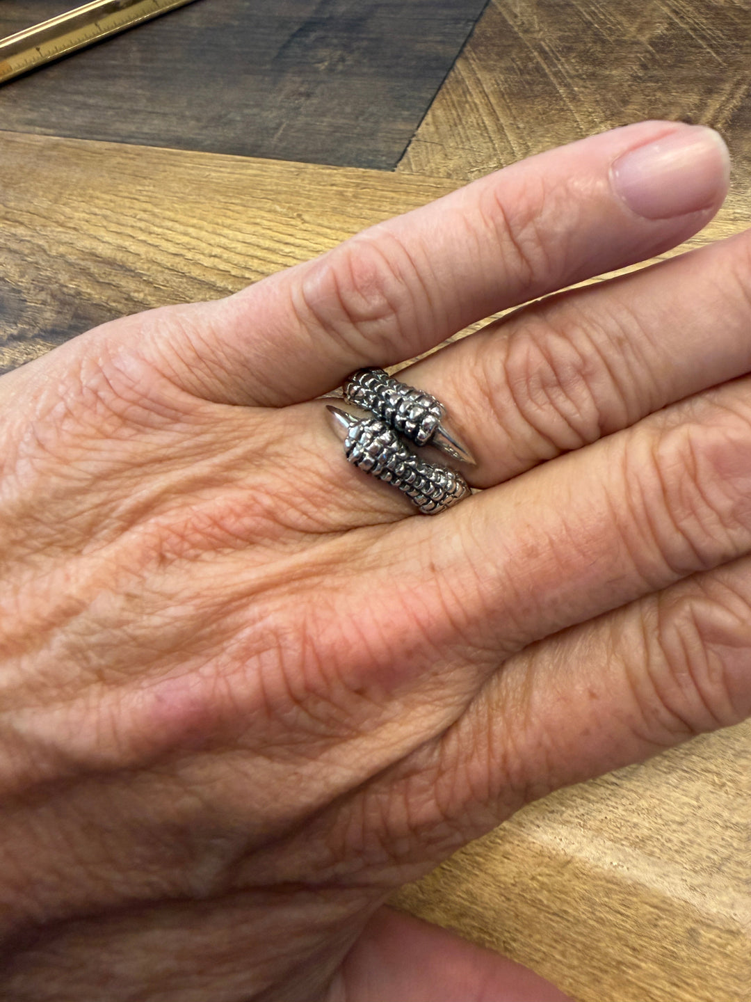 Sterling Silver Claw Ring