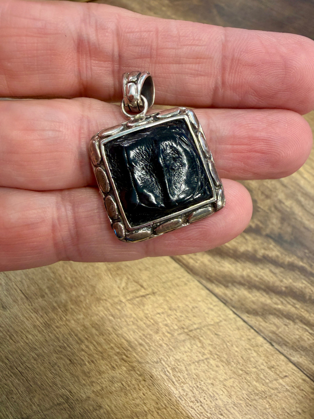Alligator / Sterling Pendant