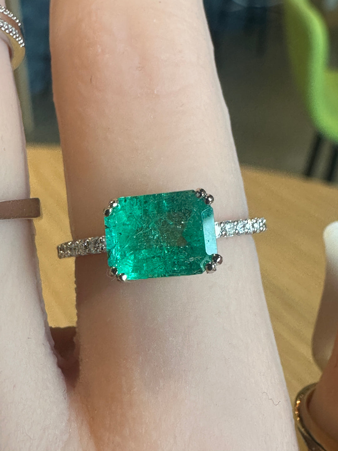 Columbian Emerald Ring (New)