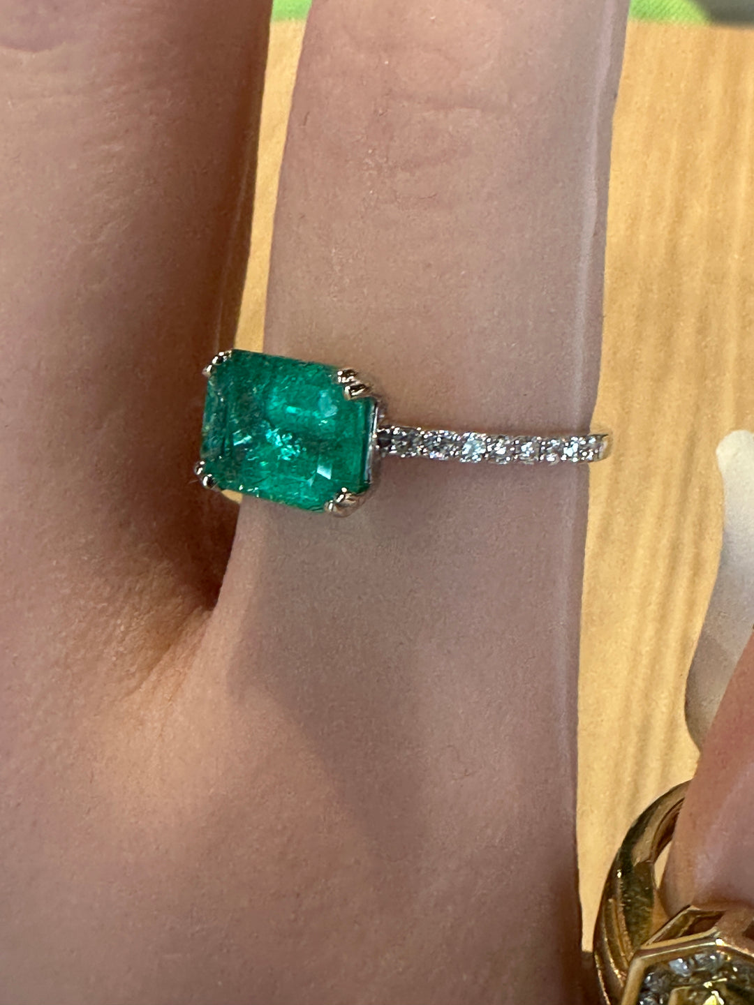 Columbian Emerald Ring (New)