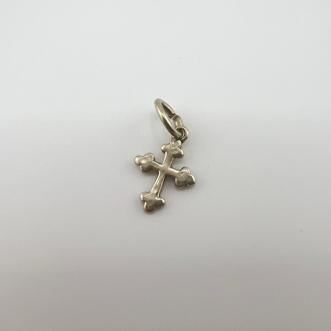14k James Avery Fleur Cross Charm (retired)